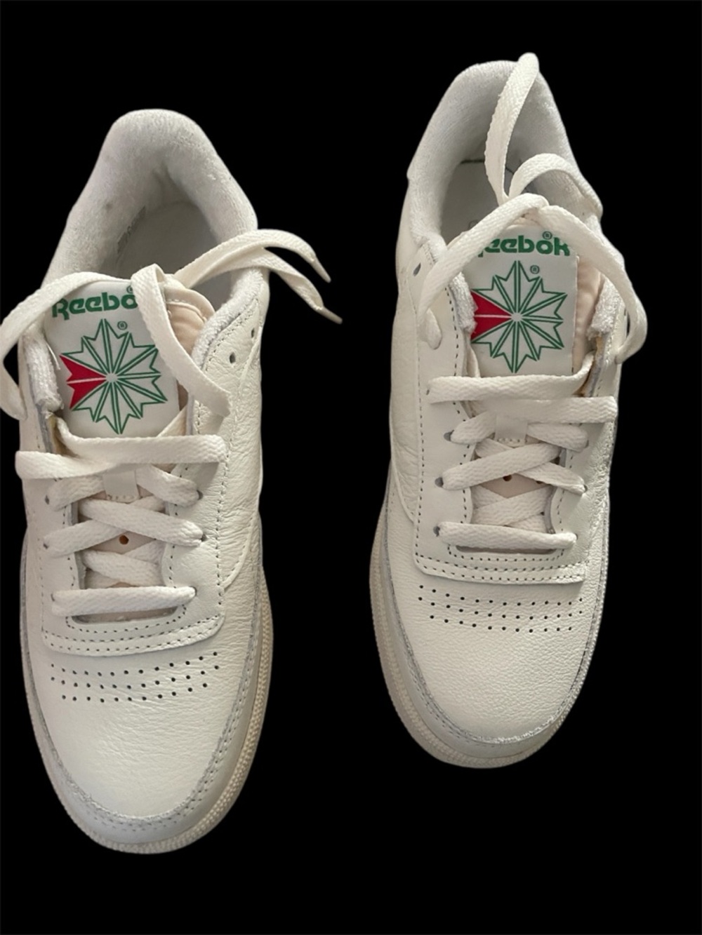 Reebok Women’s Club C 85 Vintage Tennis Shoes sz 6.5 chalk/alabaster/glegr